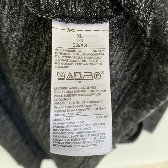 GAP Softspun Longline Hoodie Cardigan XL - Picture 6 of 6